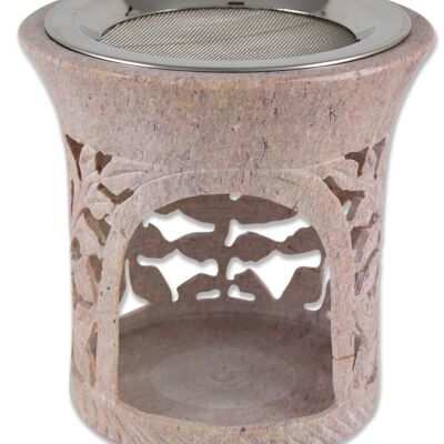 Soapstone censer with strainer
