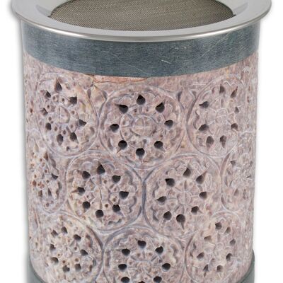 Soapstone smoking vessel grey/natural