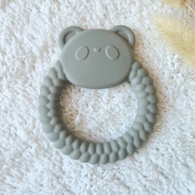 Anneau de dentition en silicone Panda Bear Sage