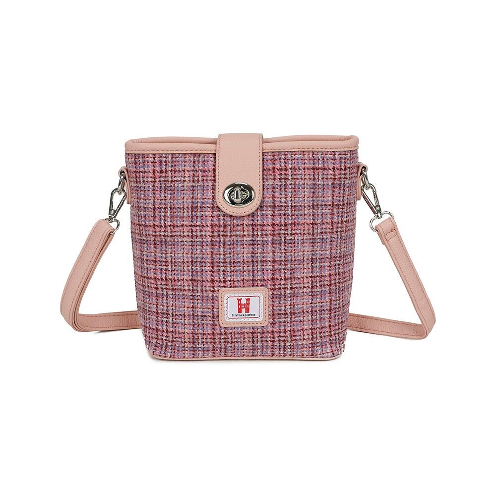 Borsa a tracolla Strathurie Tweed Heather Tartan 7113