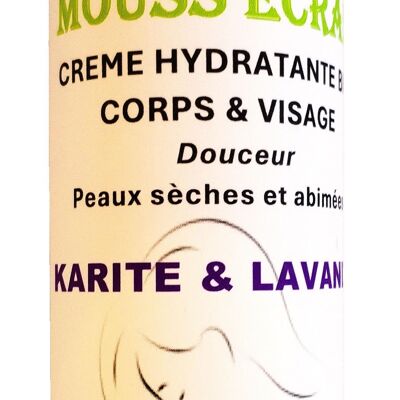 CREME ARTISANALE NATURELLE HYDRATANTE A LA LAVANDE - BIO -SANS PRODUITS CHIMIQUES - POUR TOUTE LA FAMILLE - 200 ML -