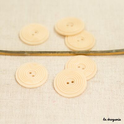 Bouton Grain de sable cerclé 2 trous 31 mm