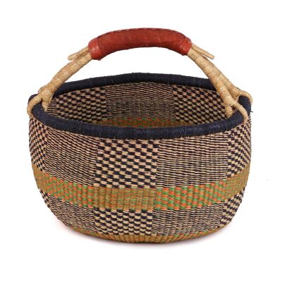 MMOADOMA: Cesto del mercato arancione, blu navy e verde