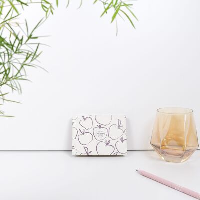 Blocco note adesive Orchard - Rifiuti organici di mele - Rosa