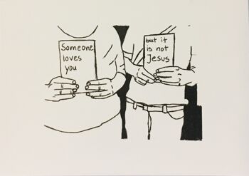 Carte Quelqu'un vous aime, mais ce n'est pas Jésus
