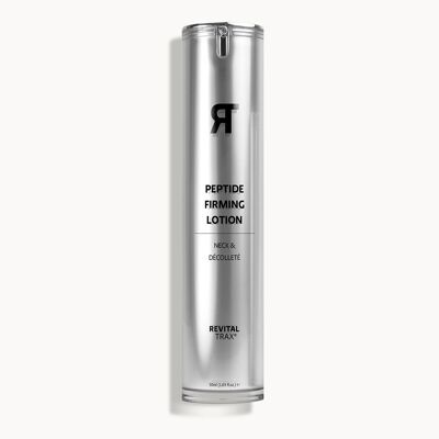 Lotion raffermissante aux peptides pour le cou et le décolleté