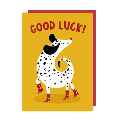 Confezione da 6 carte portafortuna dalmata