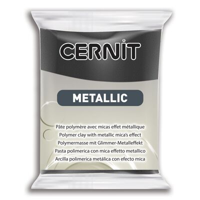 Arcilla polimérica Cernit METALLIC - Negro hematita x 56 g (G10471)