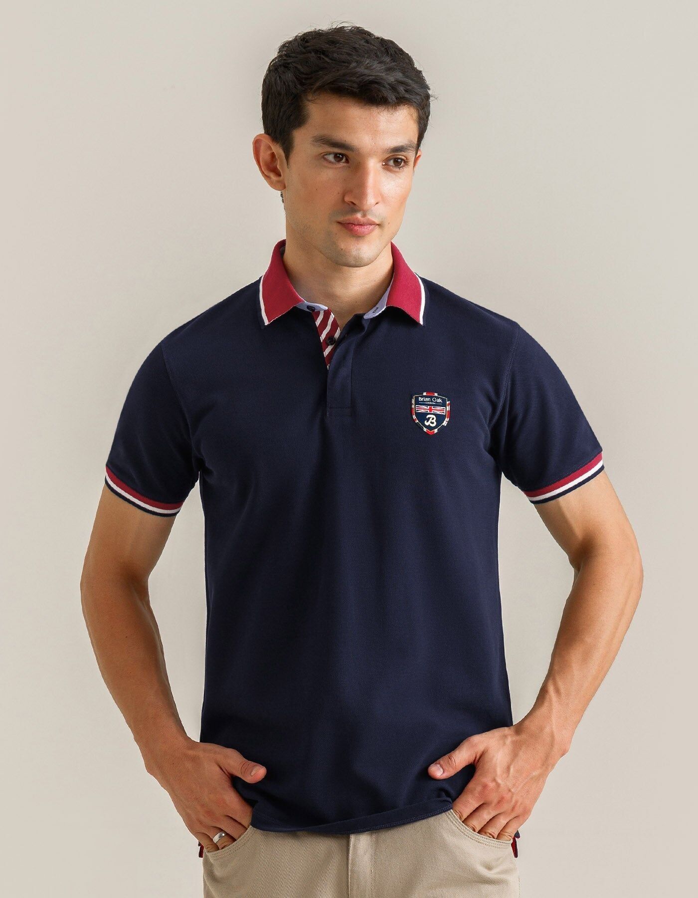 Polo da uomo di lusso – Blu navy