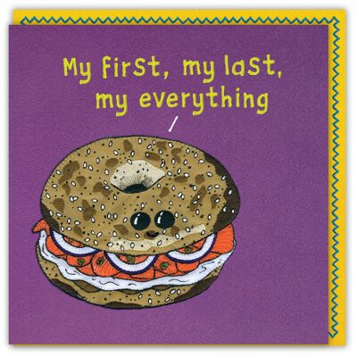 Funny Birthday Card - My Everything Embossed Greeting Card