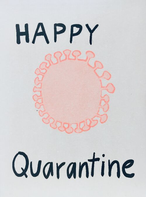 Karte Happy Quarantine