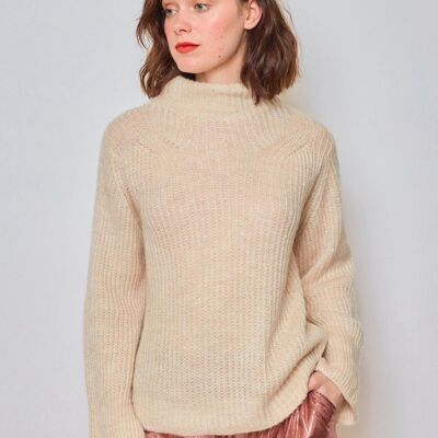 pull col roulé