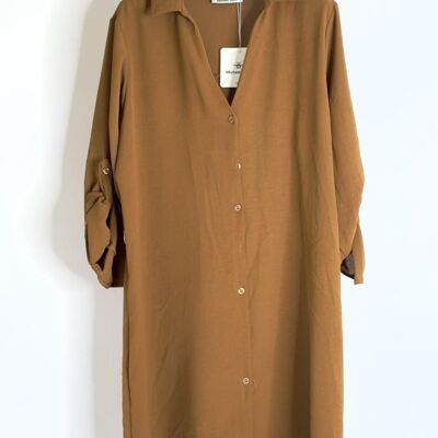 abito-camicia di media lunghezza