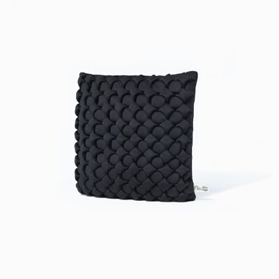 Neosmock Square Cushion - Black