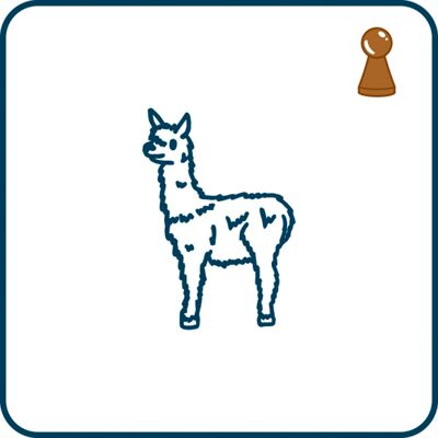 Mini stamp alpaca