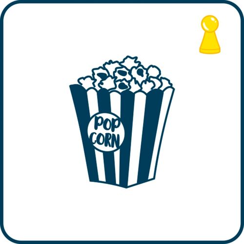Mini Stempel Popcorn
