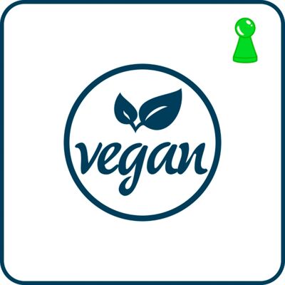 Mini stamp "vegan"