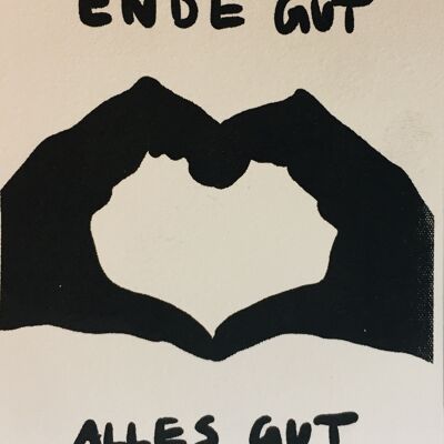 Karte Ende gut Alles gut