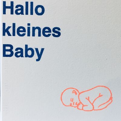 Karte Hallo kleines Baby