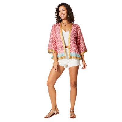KIMONO ESTIVO CORTO MANICHE 3/4 KIM8502B