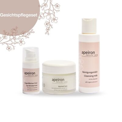 Coffret de soins du visage Apeiron – Naturel. Doux. Effectivement.