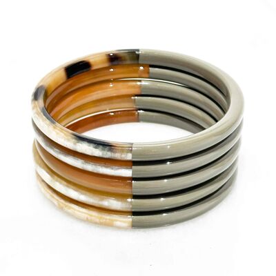 Bracciale colorato 4227C in vero corno