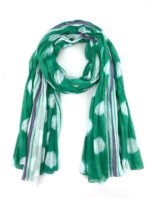 Bufanda 100% algodón indio, ligera y ética.