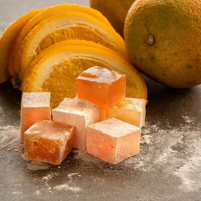 Loukoums à la rose, à l'orange, à la menthe et au citron, 500 g