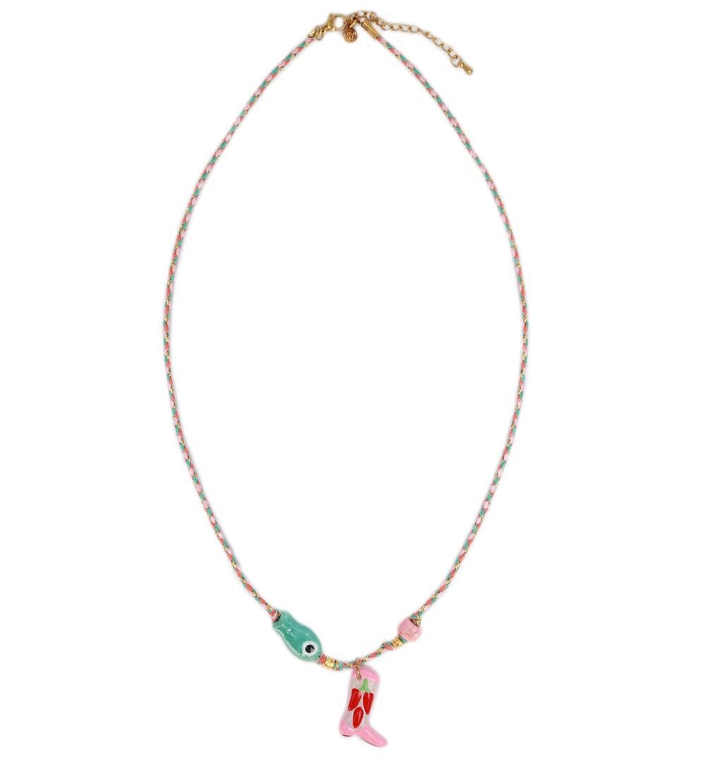 Stivale hippy con catena