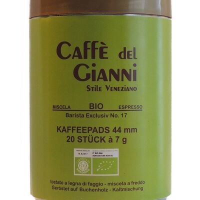 CAFFÈ DEL GIANNI Barista Exclusiv No 17 BIO PADS ESE 44 mm