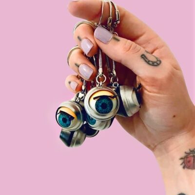 Blinking Doll Eye Keychain