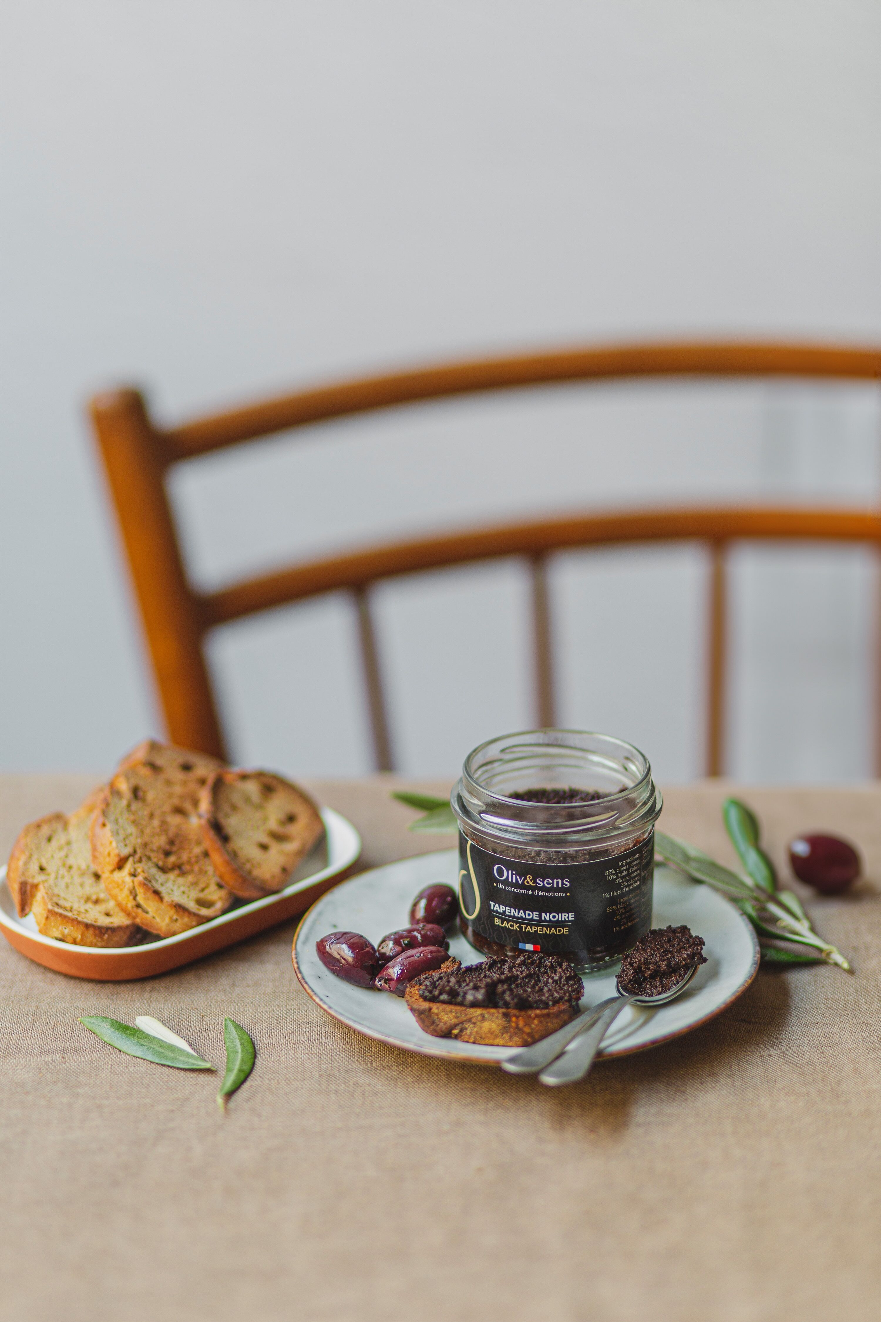 Schwarze Tapenade