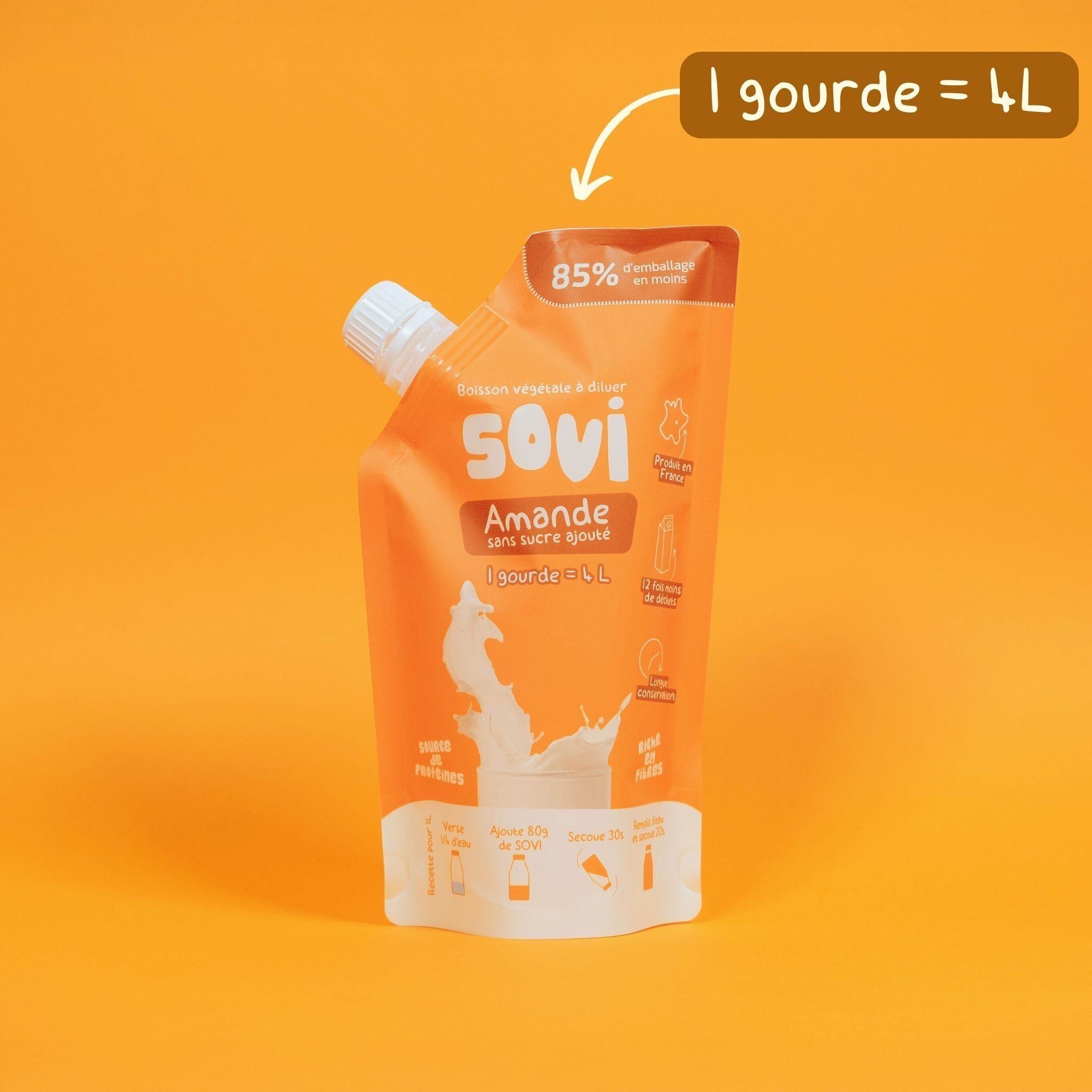 Leche de almendras (1 botella = 4L)