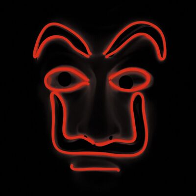 MASQUE BANDIT LED ROUGE