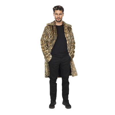 LONG LEOPARD JACKET SIZE XL
