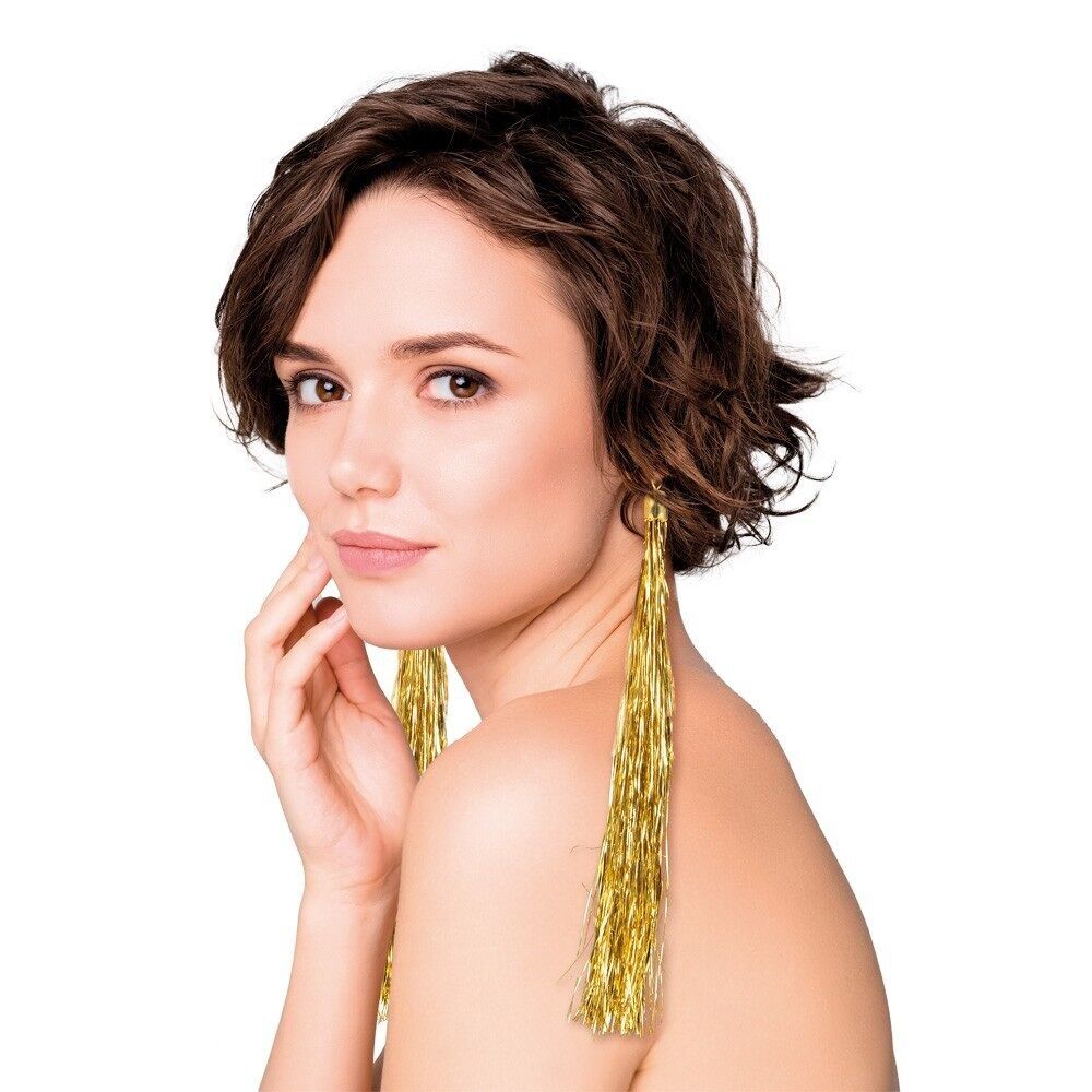 ORECCHINI LAMETTA X2 IN ORO