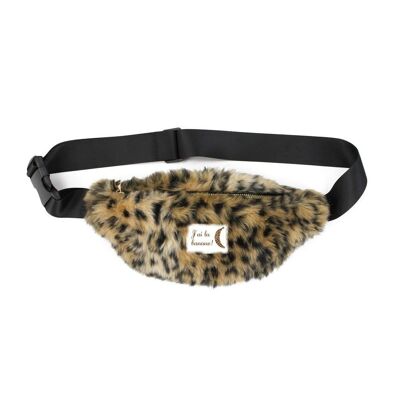 LEOPARD FAUX FABRIC BAG