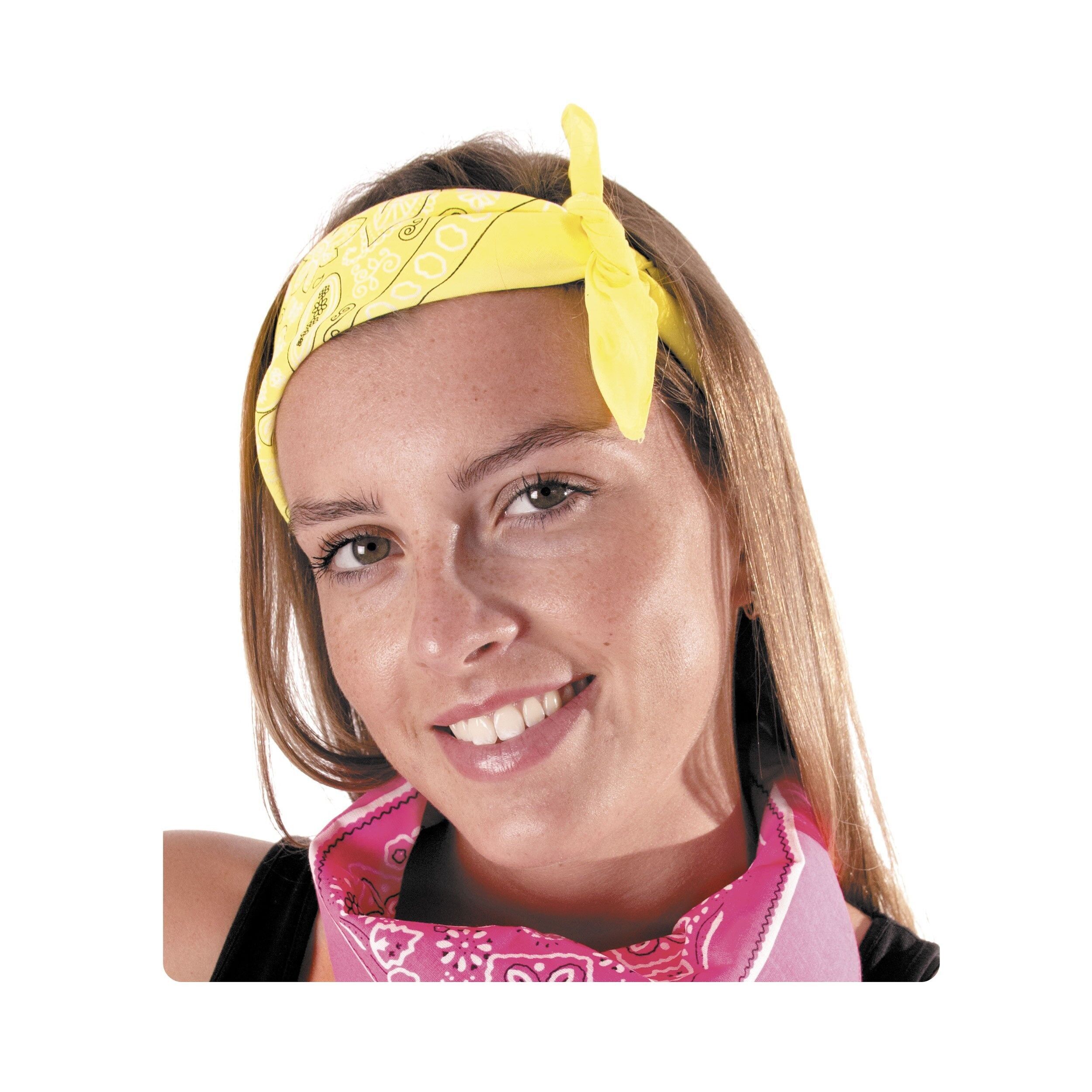 BANDANA GIALLA NEON