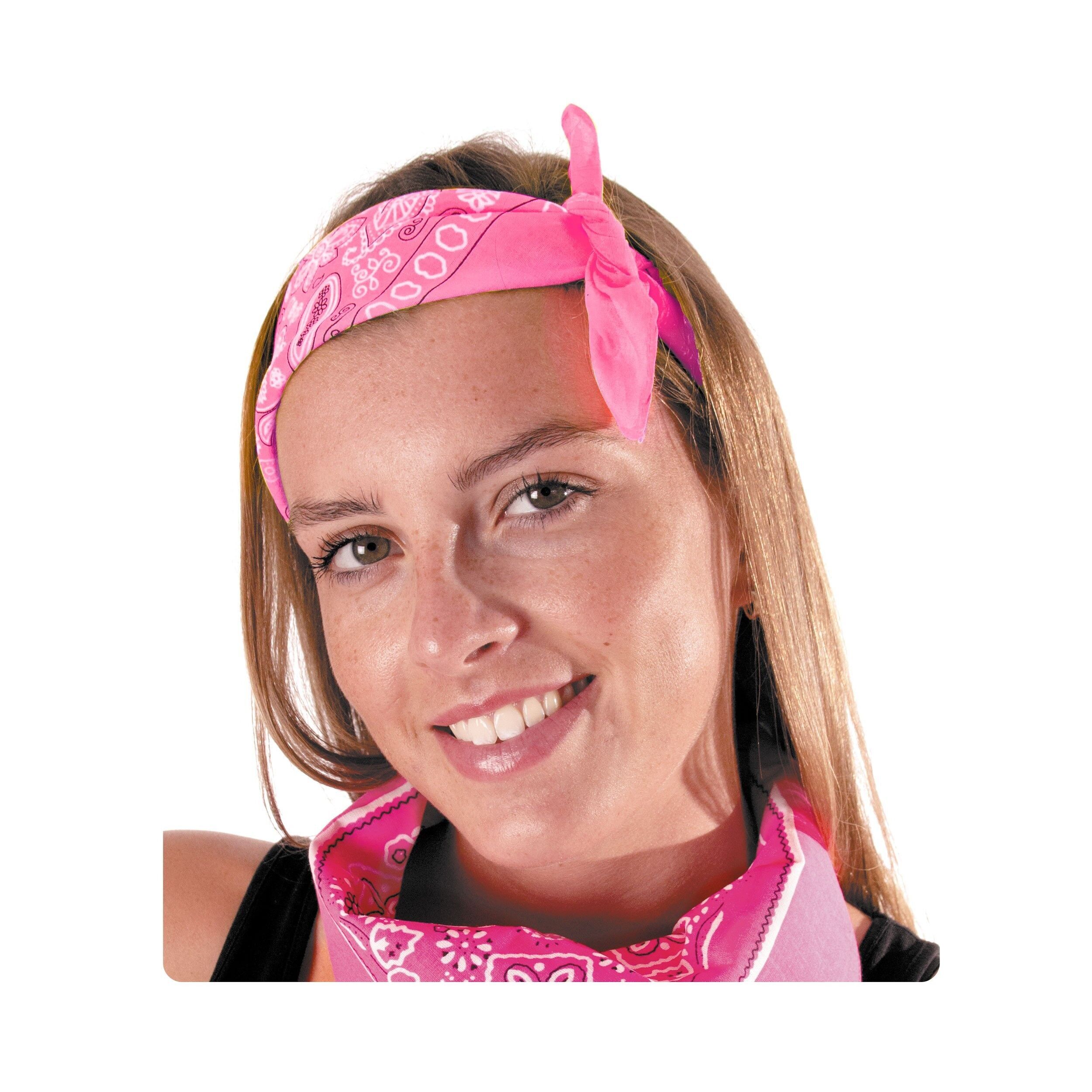 BANDANA ROSA NEON