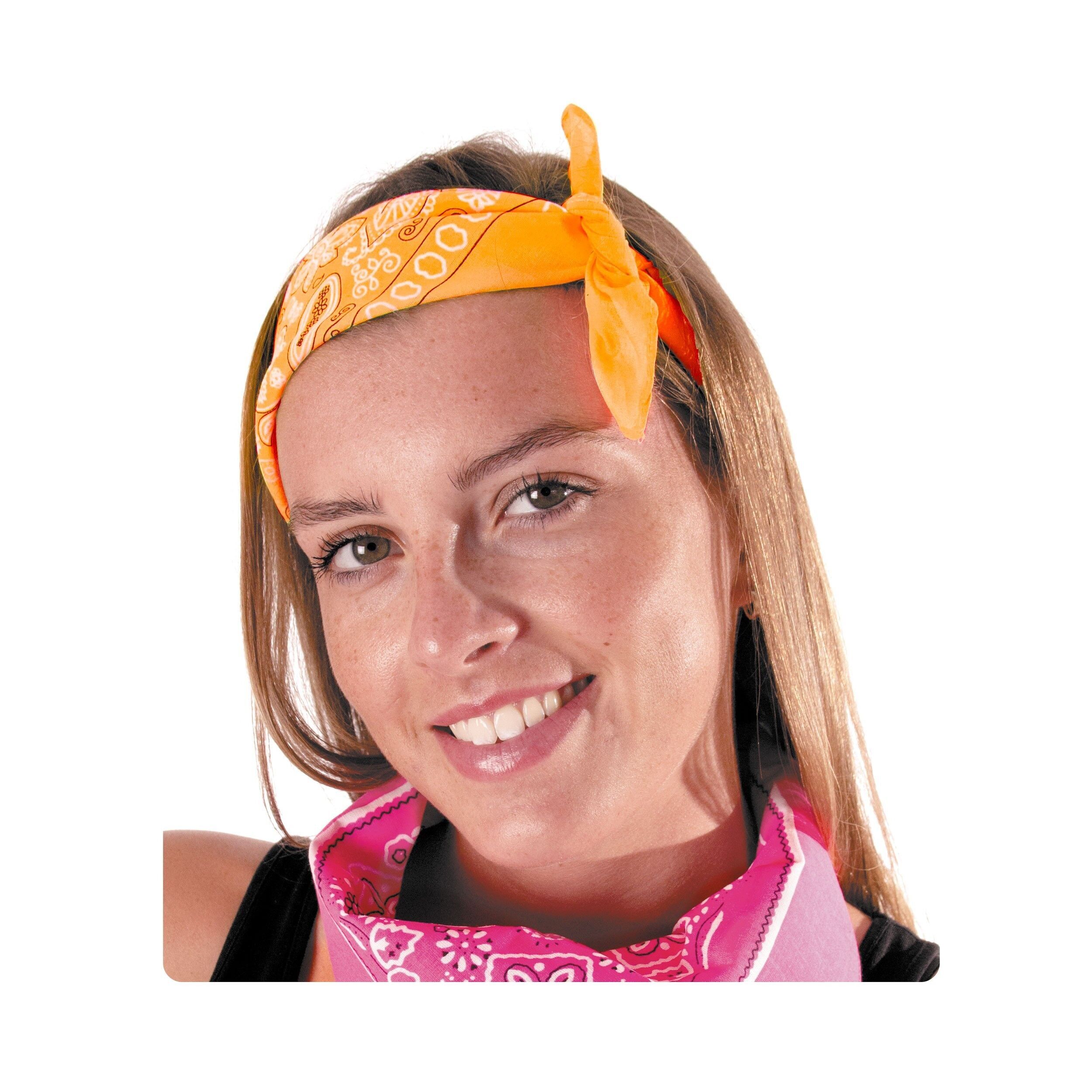 BANDANA ARANCIONE NEON
