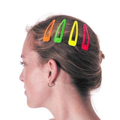 SET DI 4 FERMACAPELLI NEON