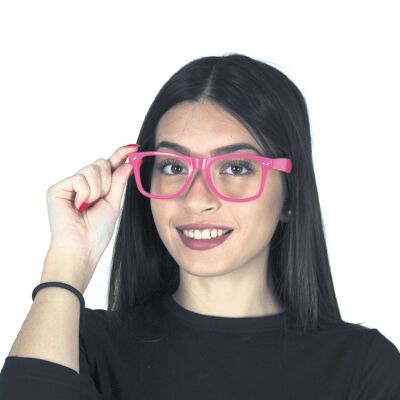 PINK NEON GLASSES WITHOUT GLASS