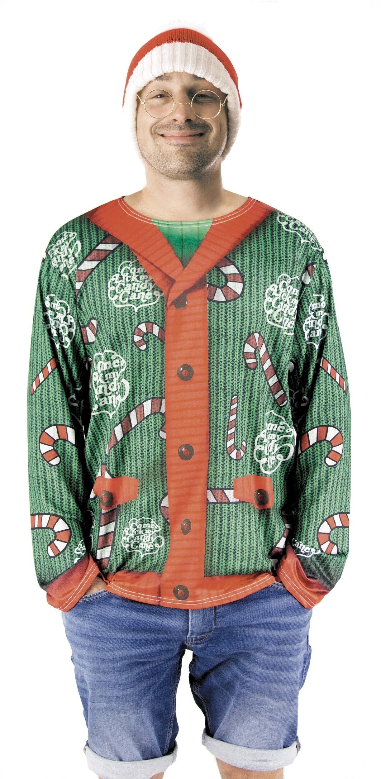 T-SHIRT NATALIZIO BRUTTA E FOTOREALISTICA