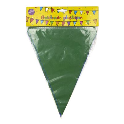 GHIRLANDA A TRIANGOLI DI PLASTICA. 10M / 20 gagliardetti