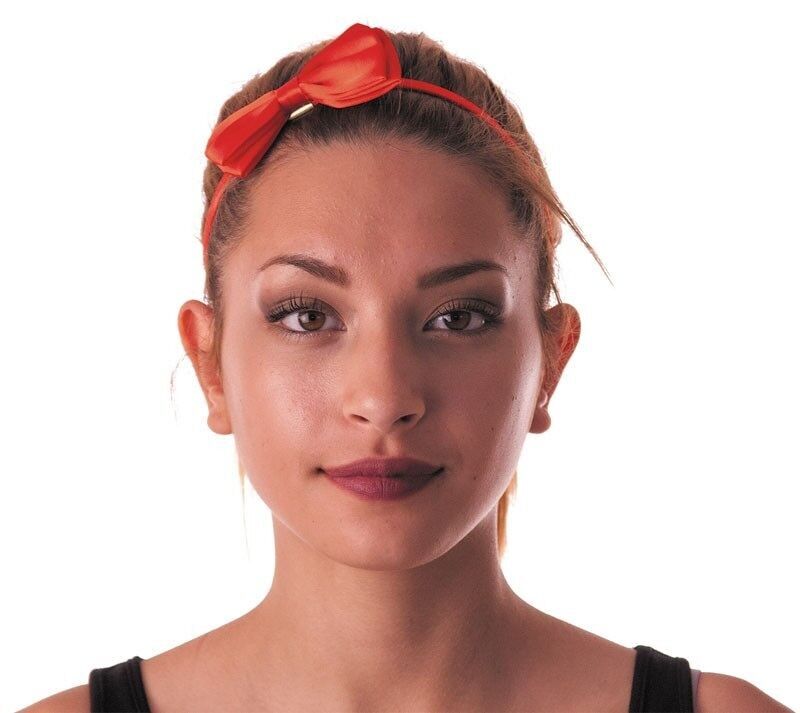 PAPILLON IN RASO 8 CM X 4 CM ROSSO