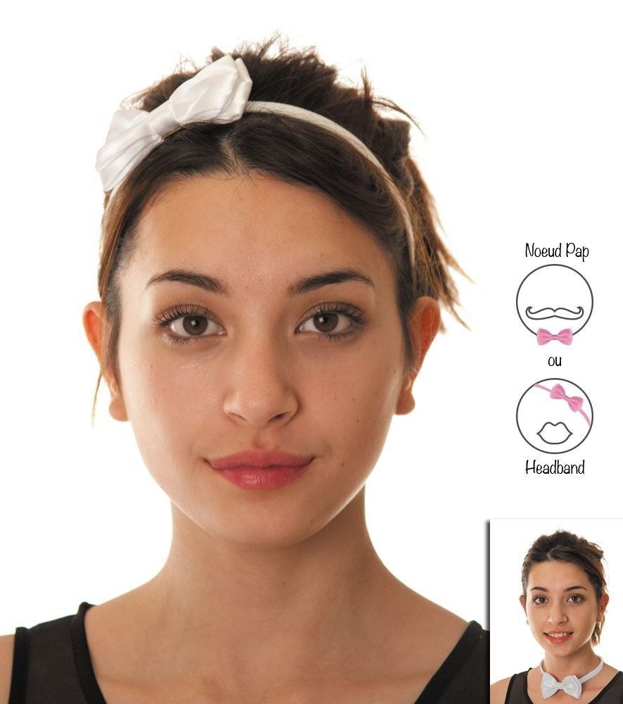 PAJARITA DE SATÉN 8CM X 4CM BLANCA