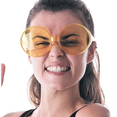 GAFAS HIPPY AMARILLAS GIGANTES