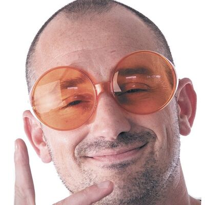 GAFAS HIPPY GIGANTES NARANJAS
