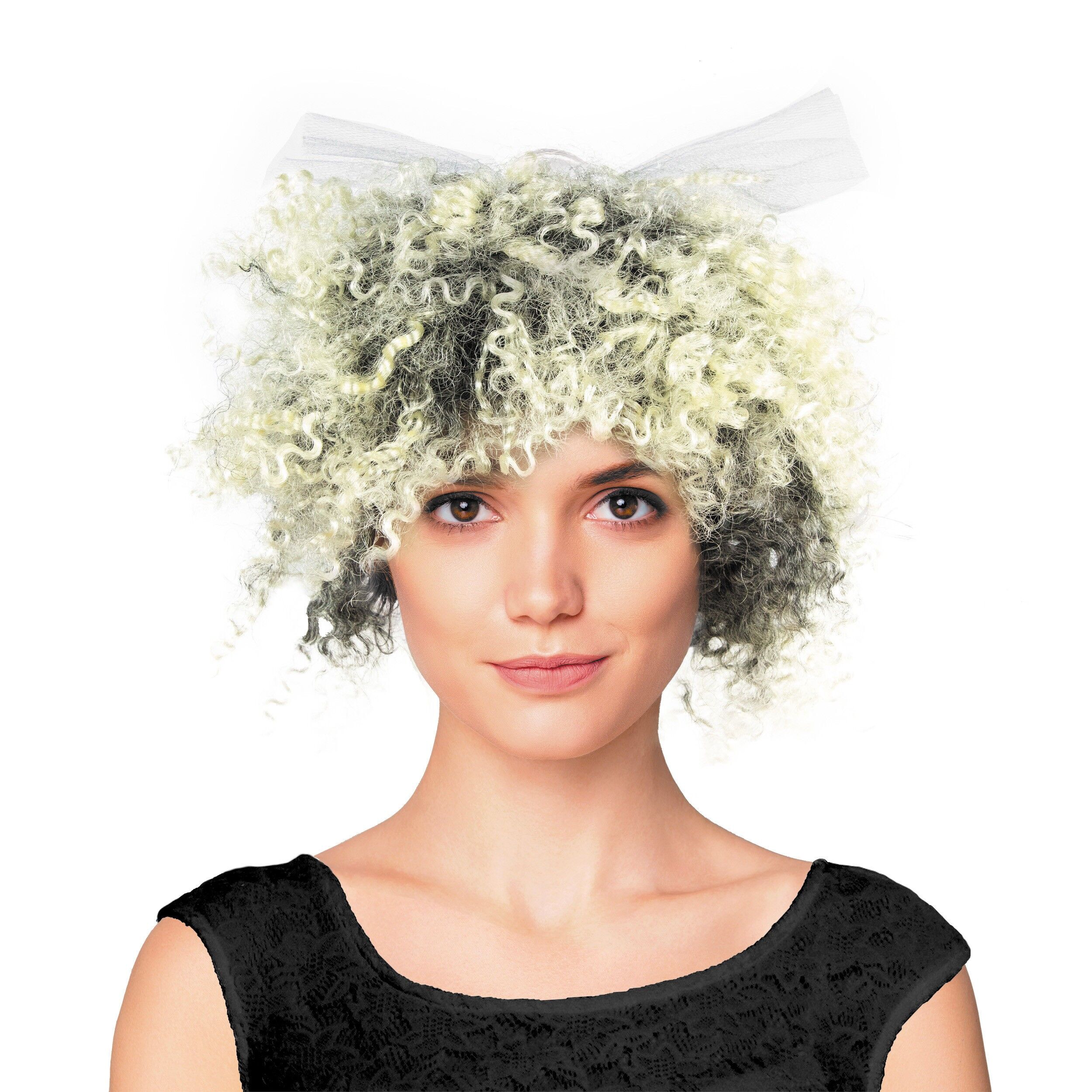 PARRUCCA RICCIA ANNI '80 CON NODO