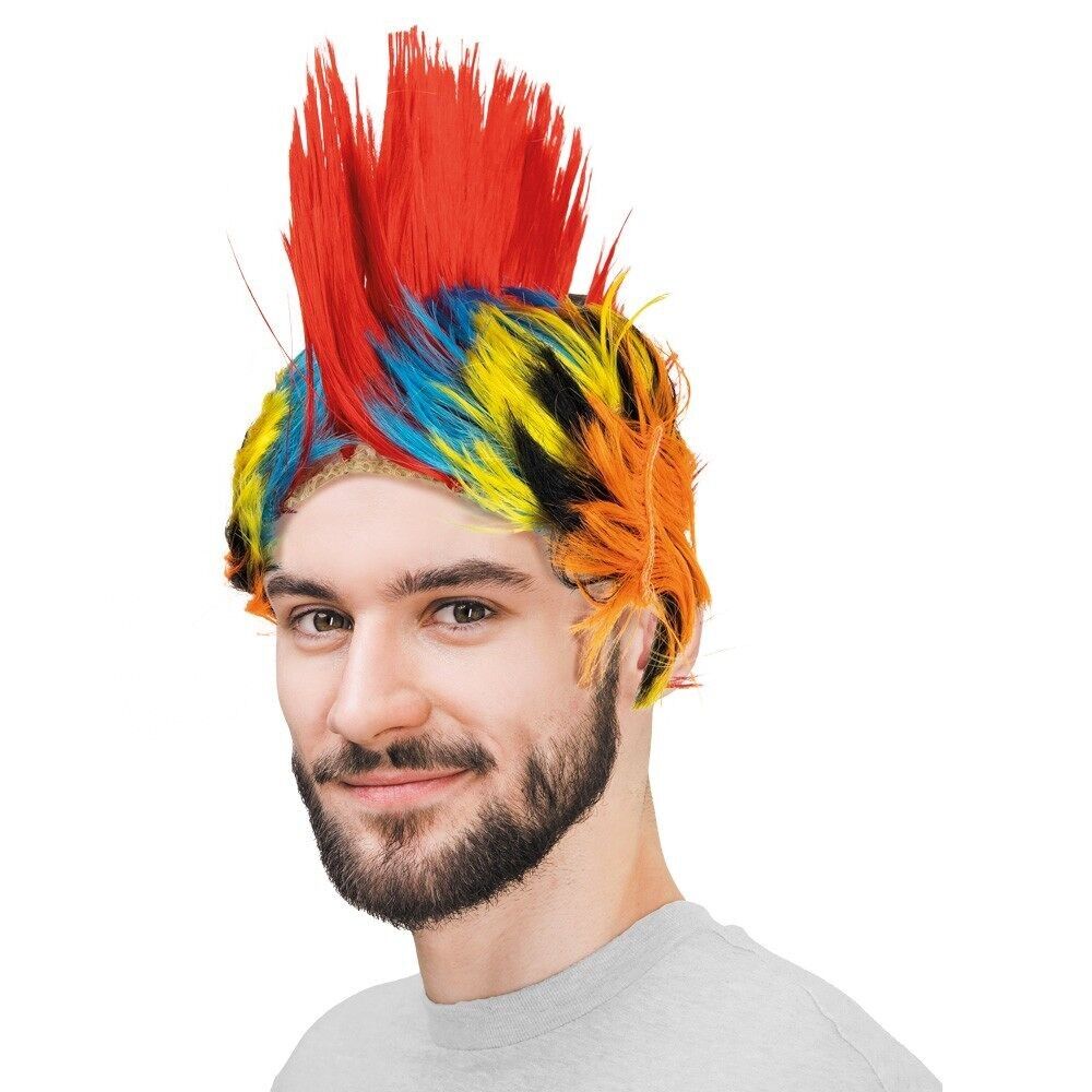 PARRUCCA MOHICANA PUNK ANNI '80